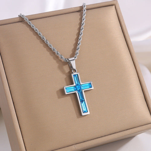 Faith Cross Necklace Set | Christian Jewelry for Couples