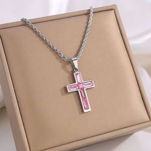 Faith Cross Necklace Set | Christian Jewelry for Couples