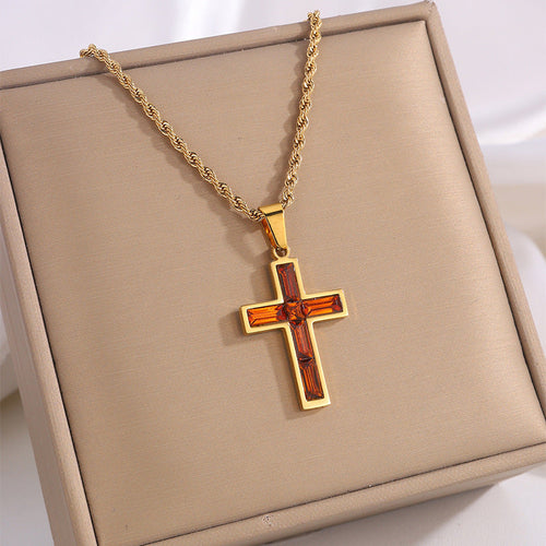 Faith Cross Necklace Set | Christian Jewelry for Couples