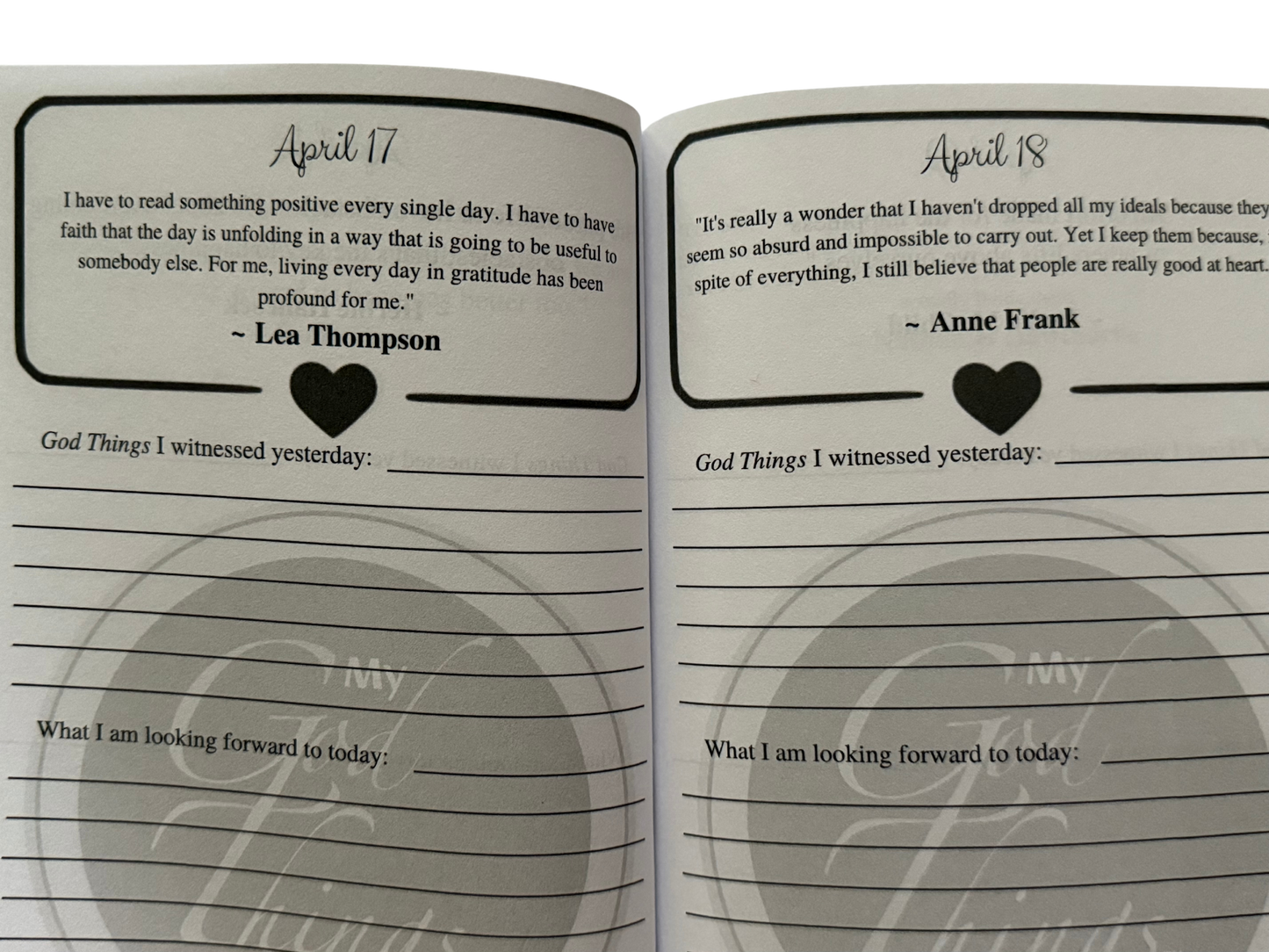 My God Things Journal