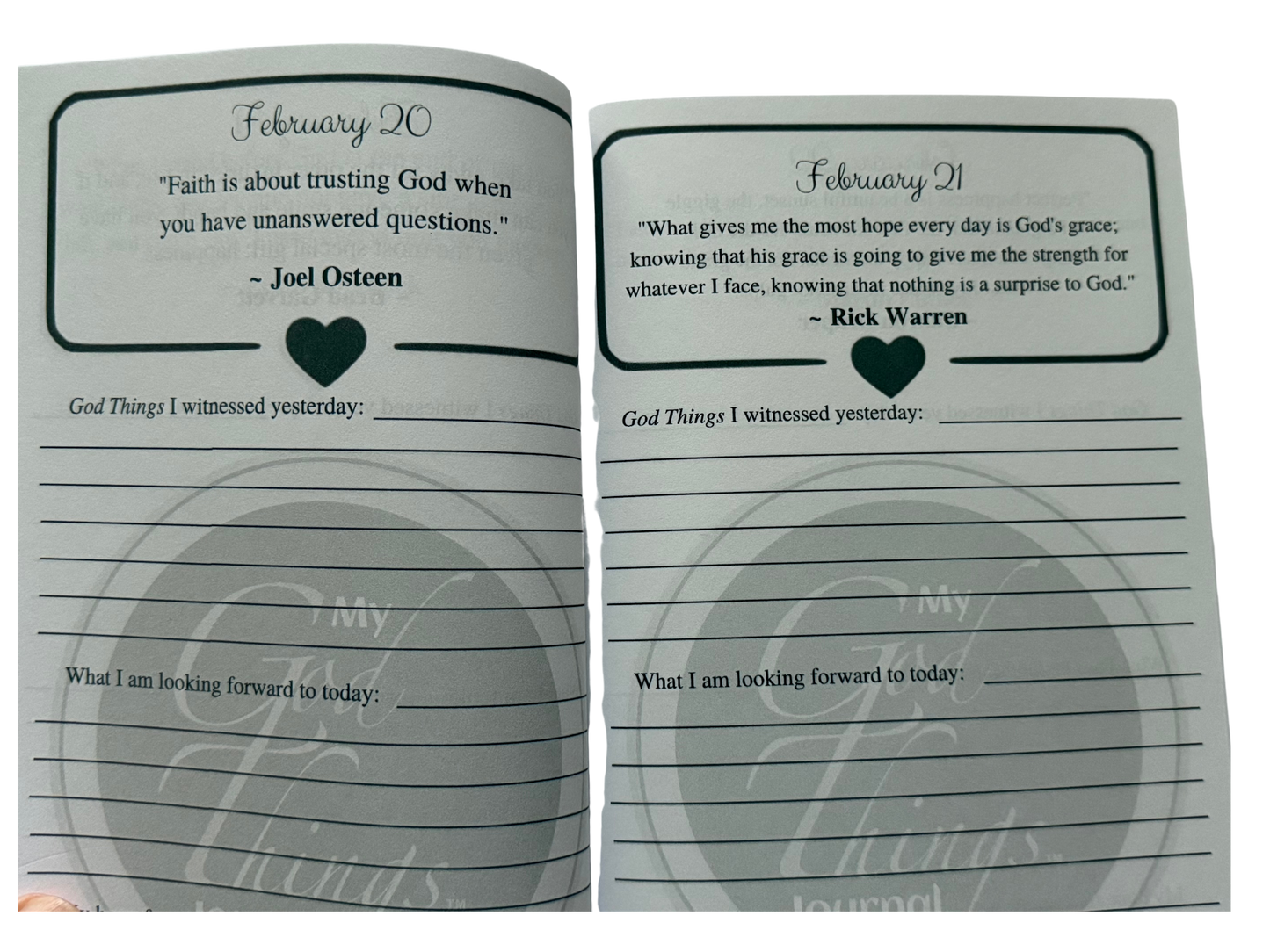 My God Things Journal