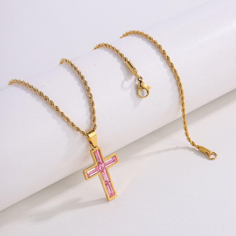 Faith Cross Necklace Set | Christian Jewelry for Couples