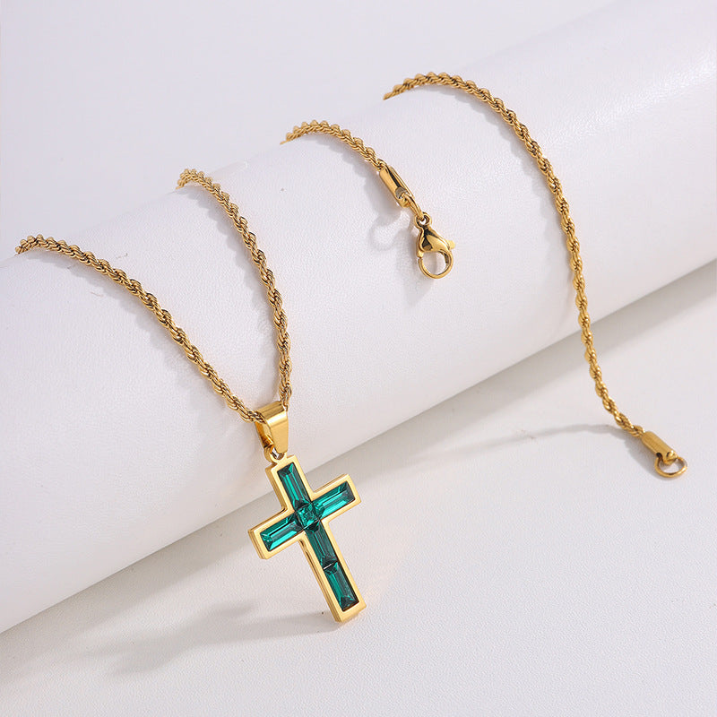 Faith Cross Necklace Set | Christian Jewelry for Couples
