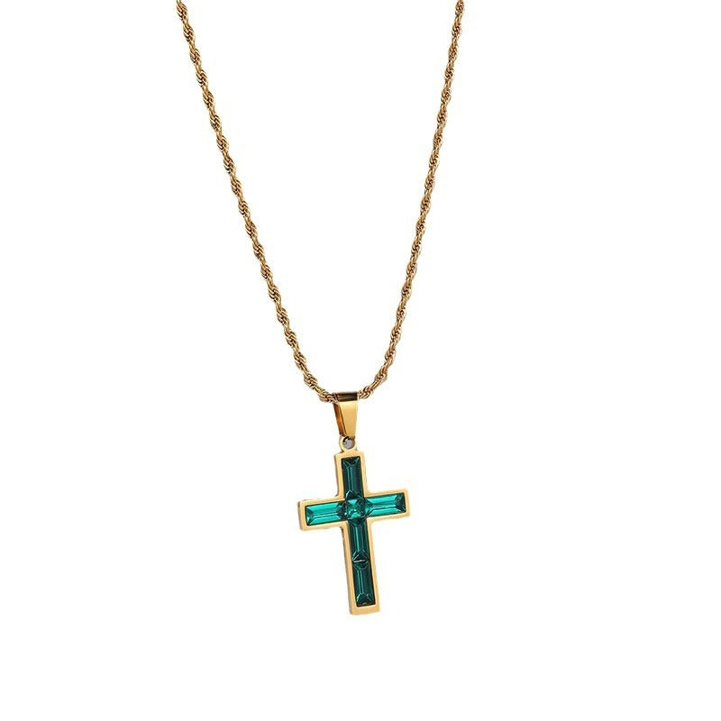 Faith Cross Necklace Set | Christian Jewelry for Couples