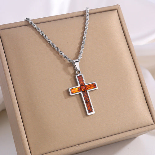 Faith Cross Necklace Set | Christian Jewelry for Couples