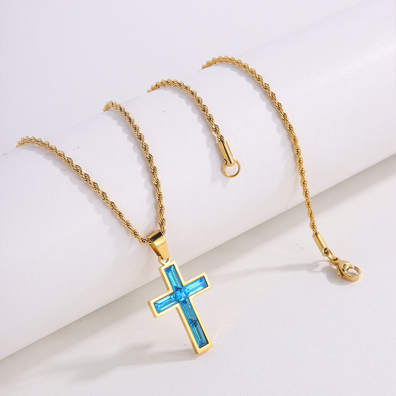 Faith Cross Necklace Set | Christian Jewelry for Couples