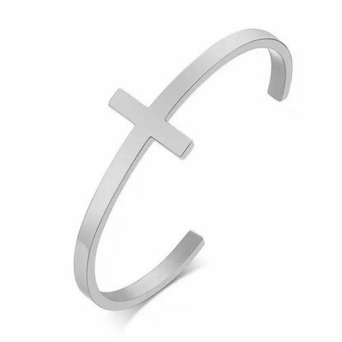 Full Circle Cross Bracelet | 18K Gold Faith Jewelry