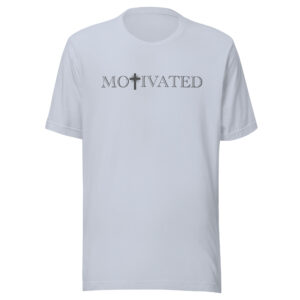 Motivated Christian T-Shirt light blue